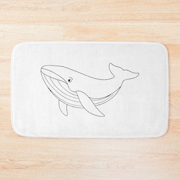 Item preview, Humpback Whale Elegant 1 Line Art Gift designed and sold by OneLine Studio.