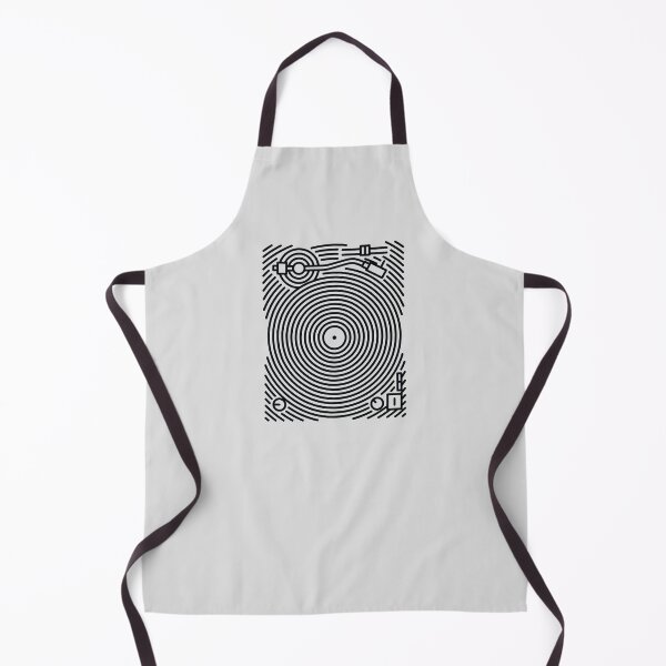 Item preview, Vinyl Turntable Record Player Minimalist Line Art DJ Deck designed and sold by KiwiRider.