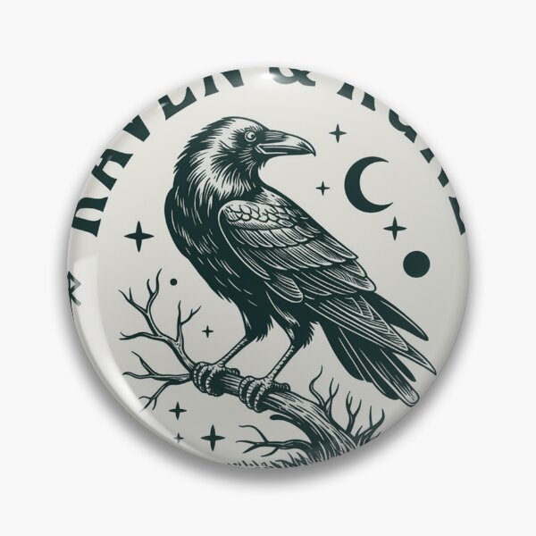 Item preview, Raven and Rune Folklore Society Vintage Nordic Bird Design designed and sold by Brennankells32.
