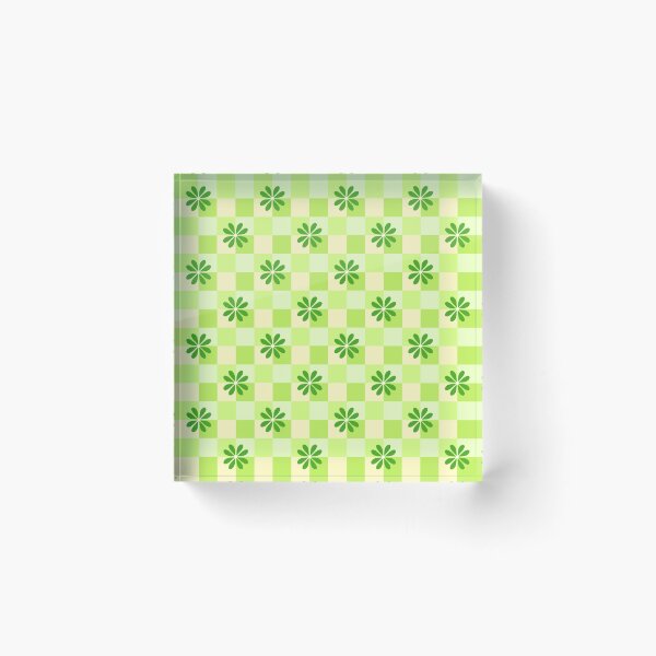 Item preview, Green Daisy Pattern design designed and sold by Pastel Planet Co..