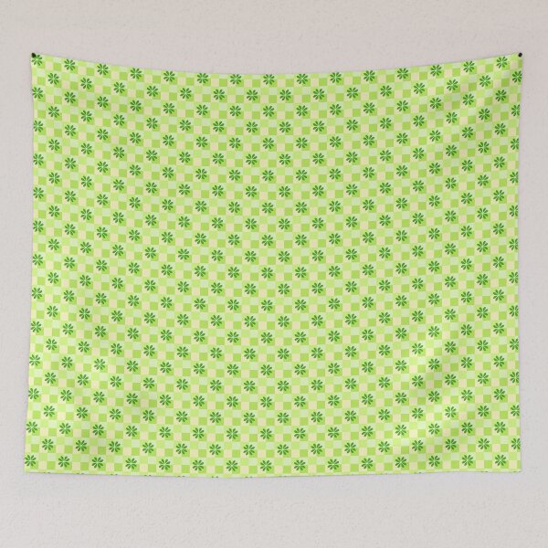 Item preview, Green Daisy Pattern design designed and sold by Pastel Planet Co..
