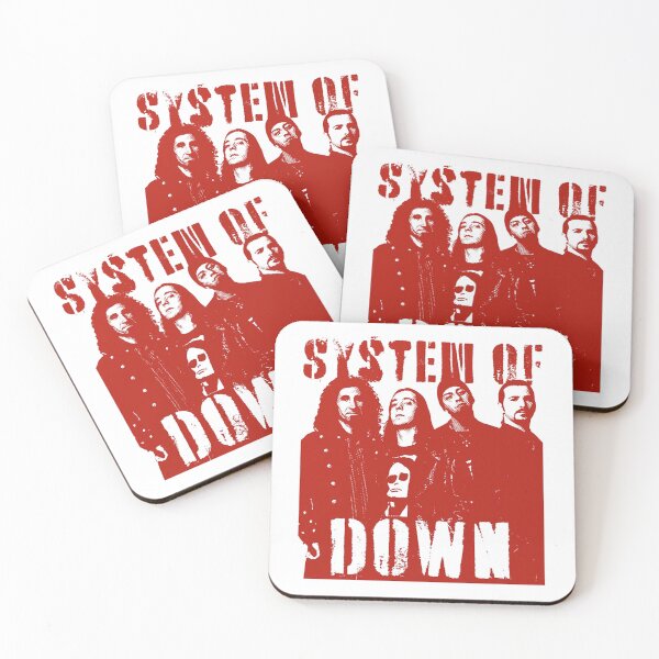 Item preview, System Of A Down Red Band Photo Retro Heavy Metal designed and sold by Balggonech.