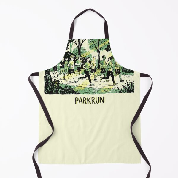 Item preview, Parkrun Community Group Runners Nature Trail 5k Illustration designed and sold by KiwiRider.