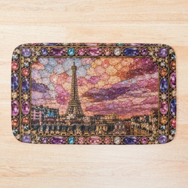 Item preview, Paris Eiffel Tower at sunset designed and sold by CaseyMichelleArt.