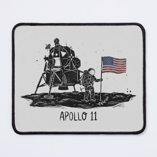 Item preview, Apollo 11 Moon Geology Landing Astronaut Ink Engraving designed and sold by KiwiRider.