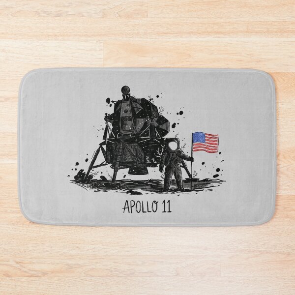 Item preview, Apollo 11 Moon Landing Lunar Module Ink Sketch Art designed and sold by KiwiRider.