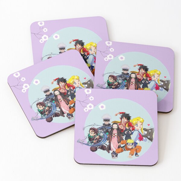 Item preview, Iconic Anime Heroes Circle designed and sold by PRINTATSTUDIO.