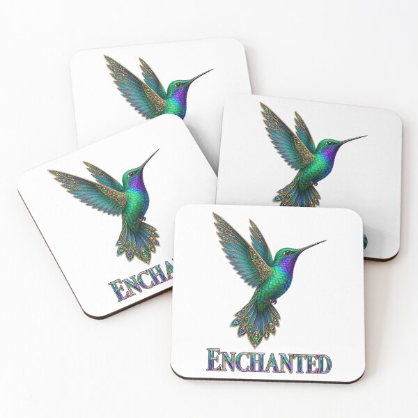 Item preview, Enchanted Jeweled Hummingbird in Emerald and Blue designed and sold by RoPrincess.