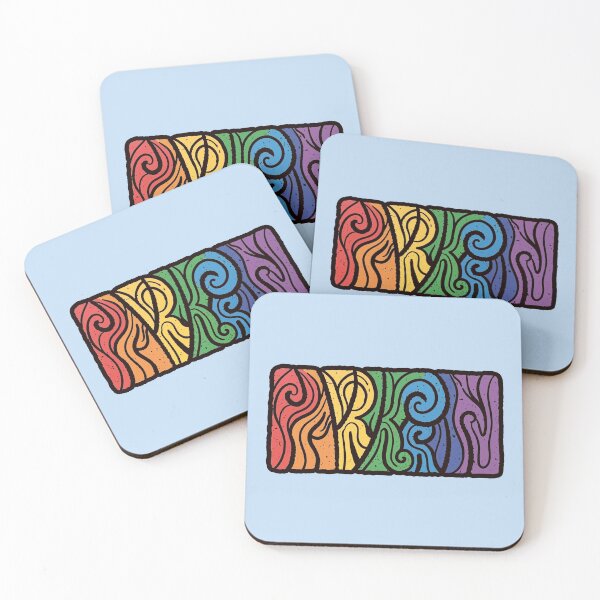 Item preview, Parkrun Groovy Rainbow Typography Colorful Runner Art designed and sold by KiwiRider.
