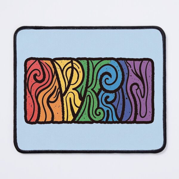 Item preview, Parkrun Groovy Rainbow Typography Colorful Runner Art designed and sold by KiwiRider.