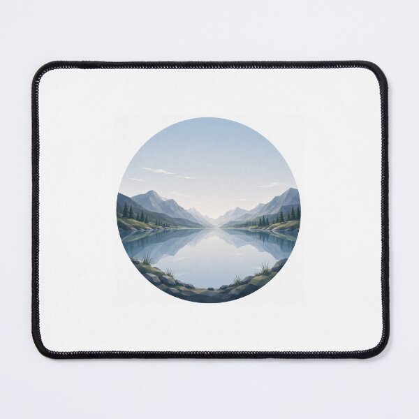 Item preview, Silent Mountain Lake designed and sold by Norvian.