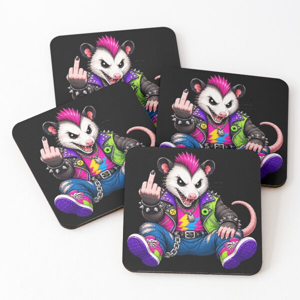 Item preview, Middle Finger Rebellious Possum designed and sold by pUNKnown.