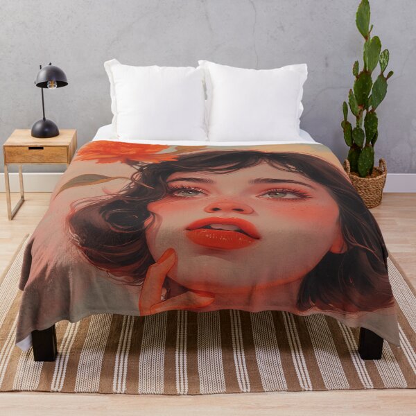 Item preview, portrait of flora girl designed and sold by aliraweb.