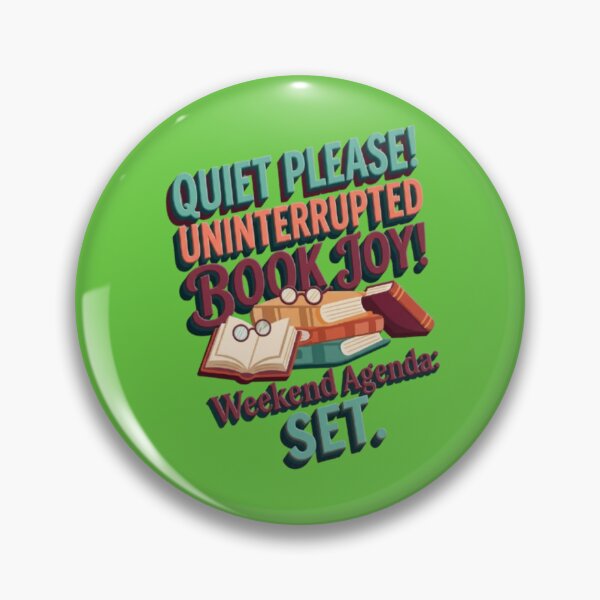 Item preview, Quiet Please Uninterrupted Book Joy Reading Weekend Retro Design designed and sold by My-Hoodies.