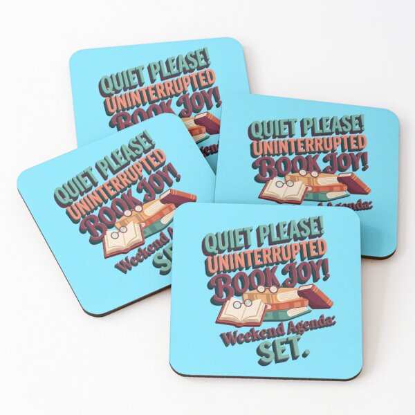 Item preview, Quiet Please Uninterrupted Book Joy Reading Weekend Retro Design designed and sold by My-Hoodies.