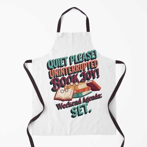 Item preview, Quiet Please Uninterrupted Book Joy Reading Weekend Retro Design designed and sold by My-Hoodies.