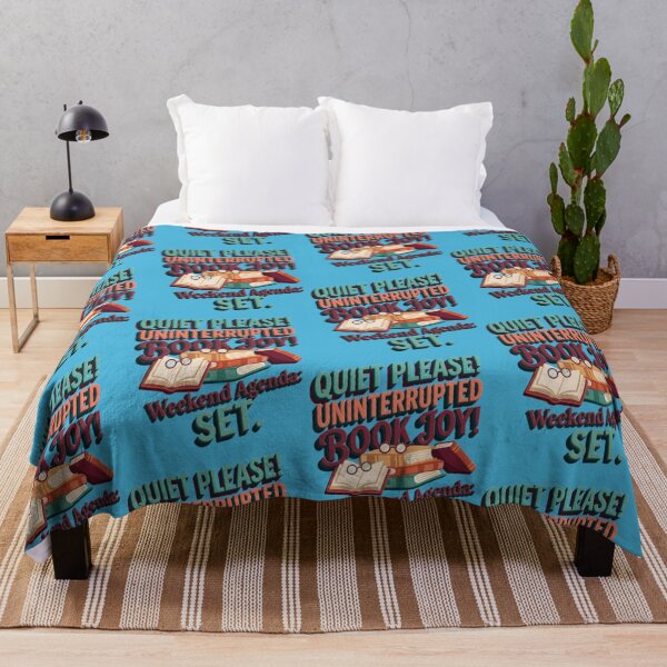 Item preview, Quiet Please Uninterrupted Book Joy Reading Weekend Retro Design designed and sold by My-Hoodies.