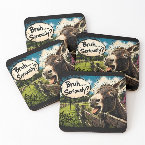 Item preview, Donkey "Bruh....Seriously?" designed and sold by Shiroi-Kuruma.