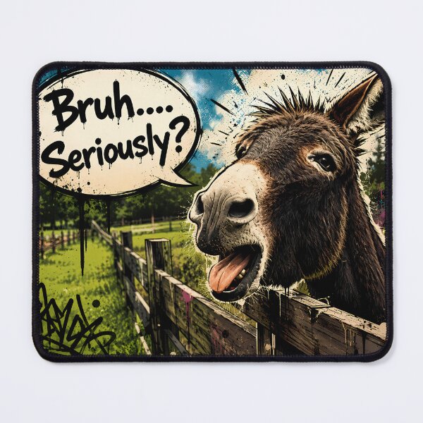 Item preview, Donkey "Bruh....Seriously?" designed and sold by Shiroi-Kuruma.