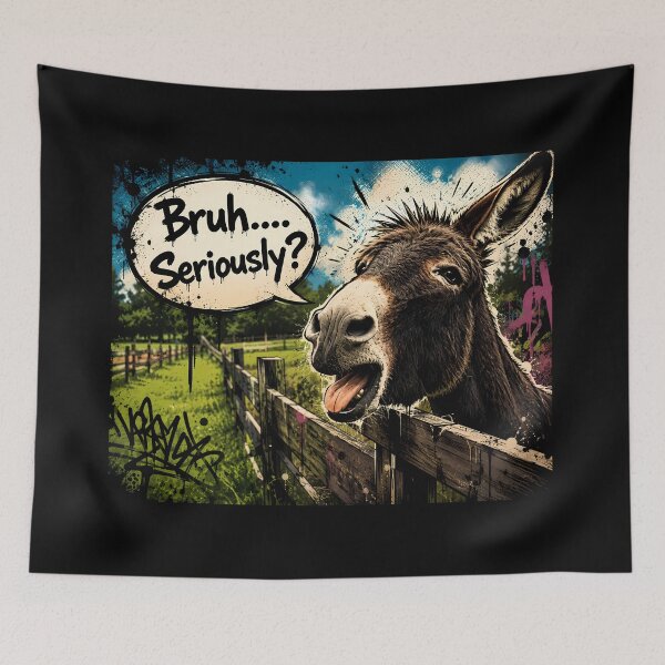 Item preview, Donkey "Bruh....Seriously?" designed and sold by Shiroi-Kuruma.