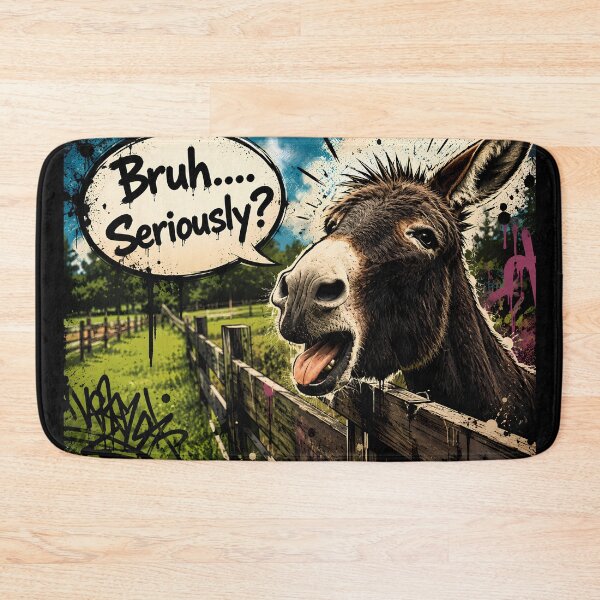 Item preview, Donkey "Bruh....Seriously?" designed and sold by Shiroi-Kuruma.