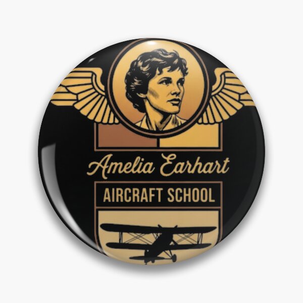 Item preview, Amelia Earhart Aircraft School Biplane Portrait Em designed and sold by MRXSHOOP.