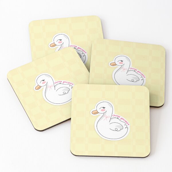 Item preview, Swan “choose yourself” designed and sold by ErinsMiniShop.