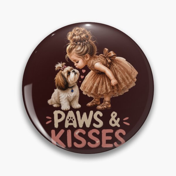 Item preview, Paws & Kisses – Shih Tzu Love designed and sold by PawsAndPallette .