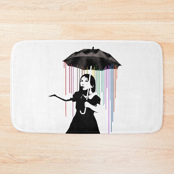Item preview, Banksy Girl With Umbrella designed and sold by KeyOfArt2026.