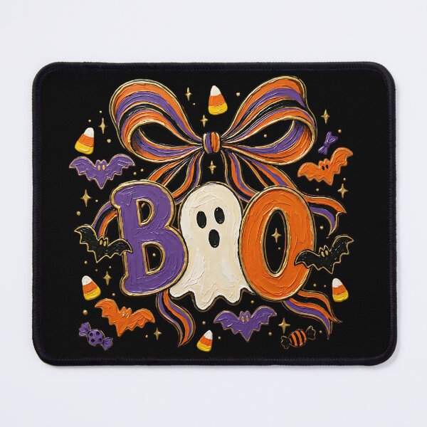 Item preview, Faux Brushstroke Halloween Bow Gosth Spooky Bat and Candy designed and sold by Adadita.