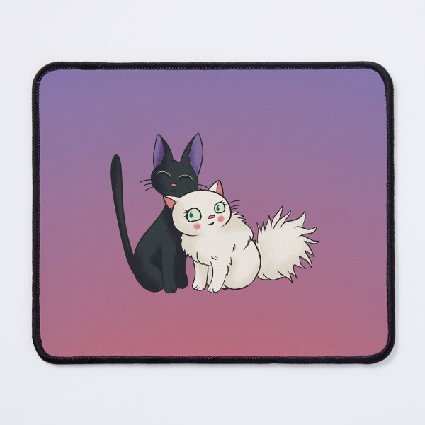 Item preview, Cute Black and White Cat Couple | Whimsical Cat Love Illustration designed and sold by StudioNunih.