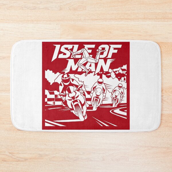 Item preview, Isle of Man TT Minimalist Red Superbike Racing Graphic designed and sold by KiwiRider.