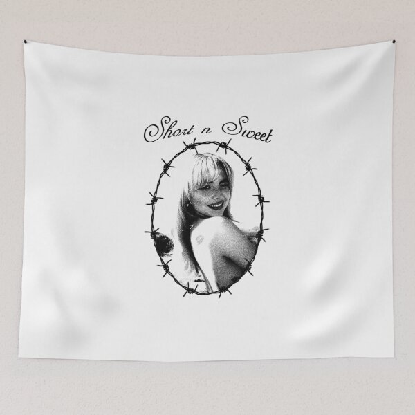 Item preview, Sabrina Carpenter Short N Sweet Barbed Wire Portrait T-Shirt designed and sold by GloomWood.
