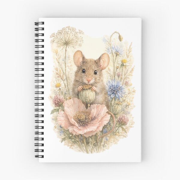 Item preview, The Little Meadow Mouse – Wildflower Mouse T-Shirt designed and sold by FunscapeHQ.