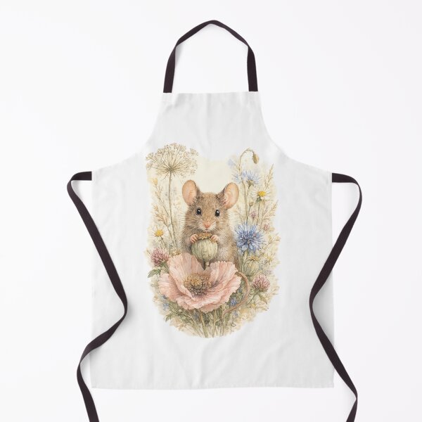 Item preview, The Little Meadow Mouse – Wildflower Mouse T-Shirt designed and sold by FunscapeHQ.