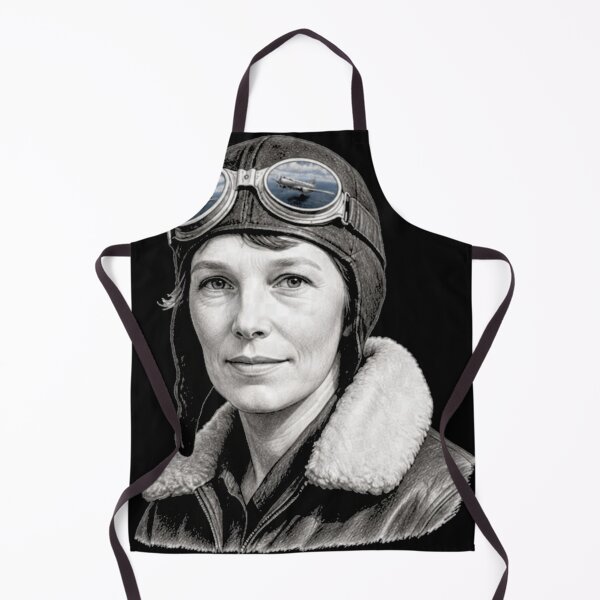 Item preview, Amelia Earhart Aviation Pioneer Reflection Portrai designed and sold by yoshaa-z.