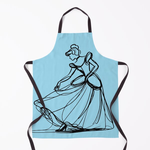 Item preview, Cinderella Princess at Midnight Line Art Sketch designed and sold by pixiedustpaint.