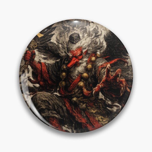 Item preview, TENGU - Karasu Tengu Heavy Metal Art designed and sold by YamatoCatStudio.