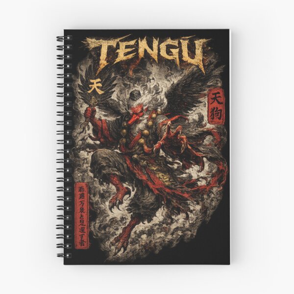 Item preview, TENGU - Karasu Tengu Heavy Metal Art designed and sold by YamatoCatStudio.