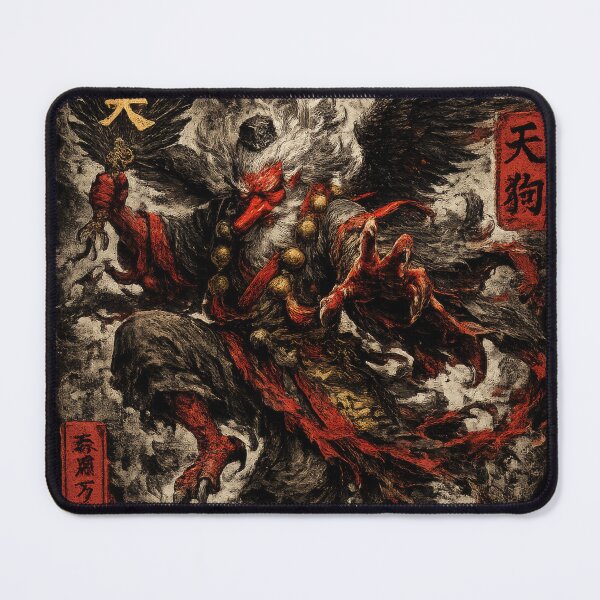 Item preview, TENGU - Karasu Tengu Heavy Metal Art designed and sold by YamatoCatStudio.