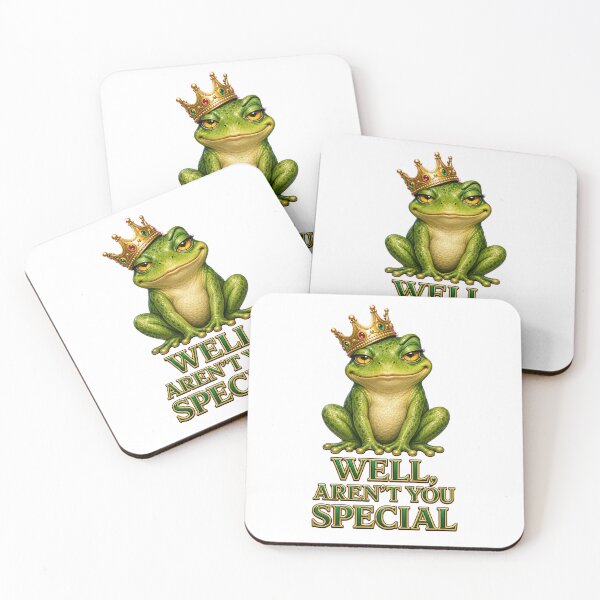 Item preview, Well Aren’t You Special Sarcastic Frog with Crown designed and sold by RoPrincess.