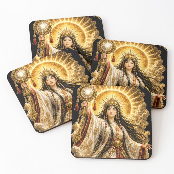 Item preview, AMATERASU - Japanese Myth Heavy Metal Art designed and sold by YamatoCatStudio.