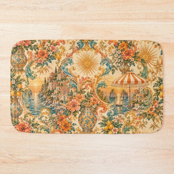 Item preview, Capri Sunset Travel Scarf designed and sold by BlessedBlackBeautiful.