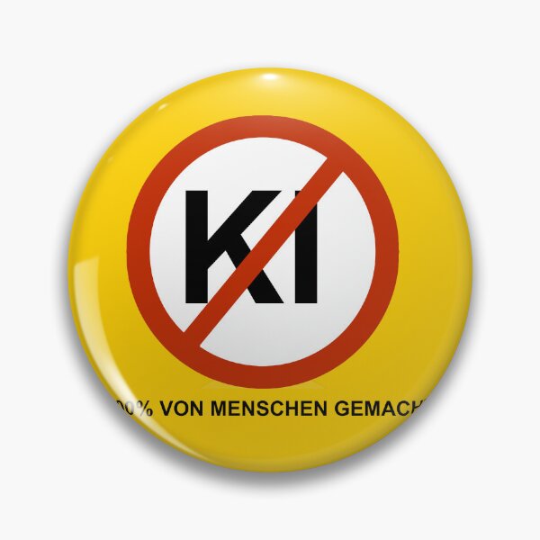 Item preview, KI Menschen Gemacht NO AI German designed and sold by Donnahuntriss.