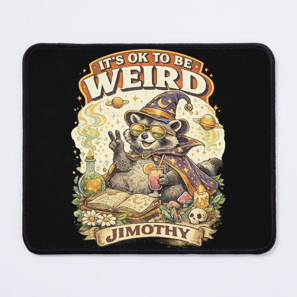 Item preview, Jimothy Raccoon – It’s OK to Be Weird Retro designed and sold by Mohamedeinoo.