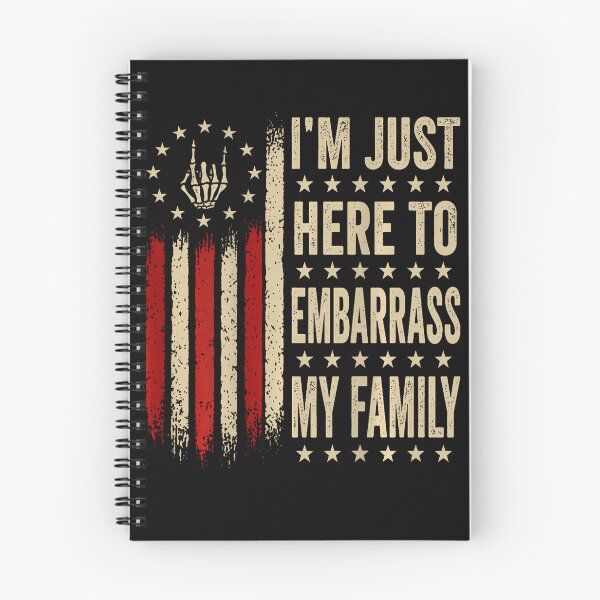 Item preview,  I'm Just Here To Embarrass My Family Sarcastic designed and sold by Mdcazeem.