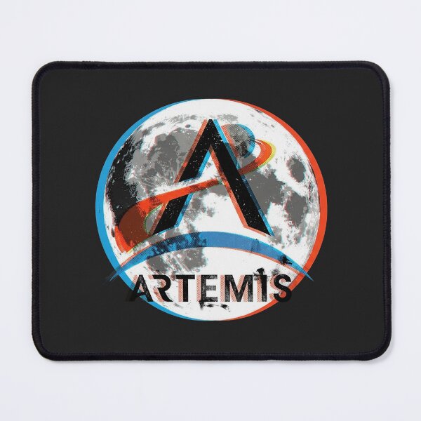 Item preview, Artemis Moon Mission Glitch Art Logo Aesthetic designed and sold by KiwiRider.