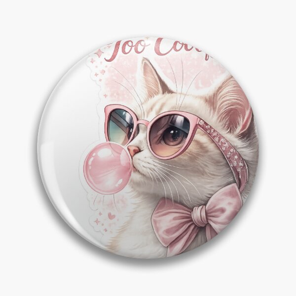 Item preview, Too Cool for You! Cute Cat Sticker PNG | Funny Kitten with Sunglasses Die-Cut Sticker designed and sold by Arts121.
