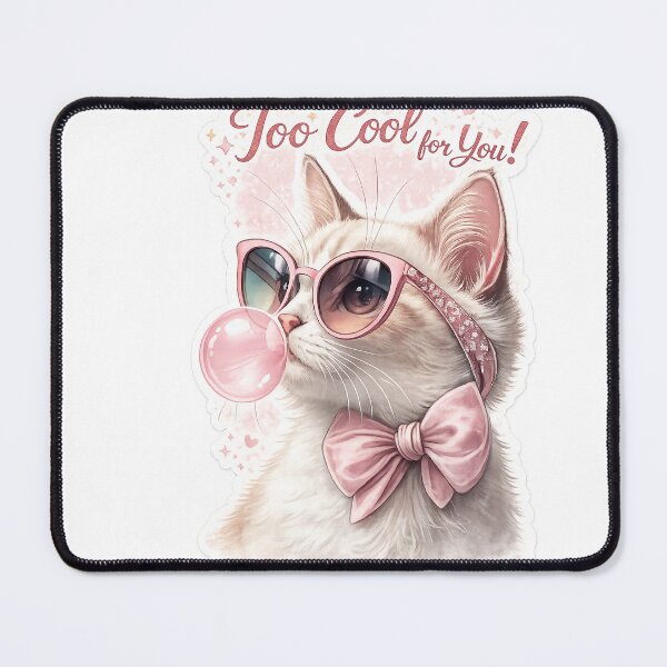 Item preview, Too Cool for You! Cute Cat Sticker PNG | Funny Kitten with Sunglasses Die-Cut Sticker designed and sold by Arts121.