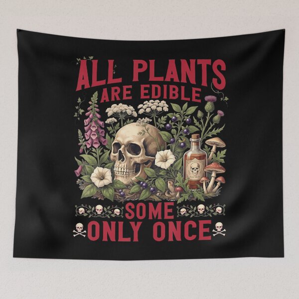 Item preview, All Plants Are Edible Some Only Once Funny designed and sold by Mdcazeem.